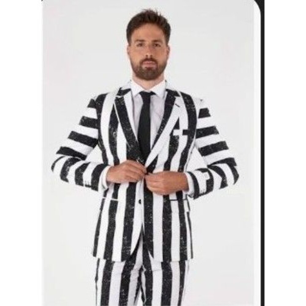 OppoSuits Beetlejuice Suit new in box size 34